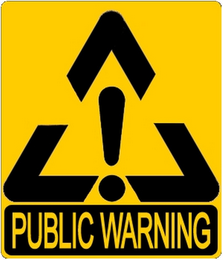 PUBLIC WARNING logo