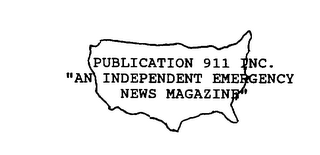PUBLICATION 911 INC. "AN INDEPENDENT EMERGENCY NEWS MAGAZINE" logo