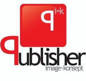 PUBLISHER IMAGE+KONSEPT P I+K logo