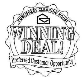 PUBLISHERS CLEARING HOUSE WINNING DEAL!PREFERRED CUSTOMER OPPORTUNITY logo