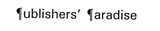 PUBLISHERS' PARADISE logo
