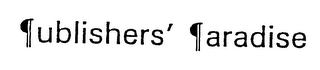 PUBLISHERS' PARADISE logo