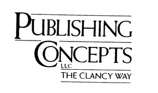 PUBLISHING CONCEPTS LLC THE CLANCY WAY logo