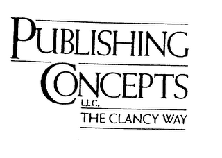 PUBLISHING CONCEPTS LLC THE CLANCY WAY logo