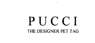 PUCCI THE DESIGNER PET TAG logo