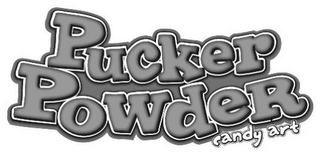 PUCKER POWDER CANDY ART logo