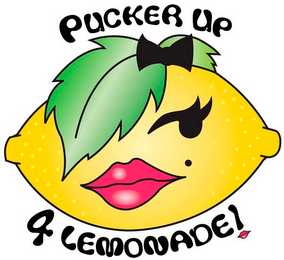 PUCKER UP 4 LEMONADE! logo