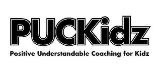 PUCKIDZ POSITIVE UNDERSTANDABLE COACHING FOR KIDZ logo