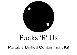 PUCKS 'R' US PORTABLE UNIFIED CONTAINMENT KIT logo