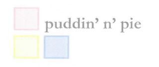 PUDDIN' N' PIE logo