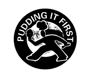 PUDDING IT FIRST logo