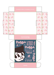 PUDGY'S FINE COOKIES, A LITTLE BIT OF CRUNCH AND A LOTTA BIT OF CHEWY GOOEY, @PUDGYSFINECOOKIES, PUDGYSFINECOOKIES.COM, THICK AF ENJOY!, BIG ENOUGH TO SHARE - NO JUDGEMENT IF YOU DON'T, THANKS! logo