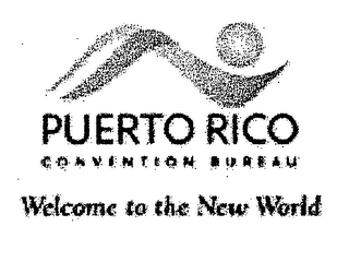 PUERTO RICO CONVENTION BUREAU WELCOME TO THE NEW WORLD logo