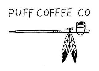 "PUFF COFFEE CO" logo