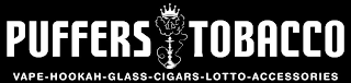 PUFFERS TOBACCO VAPE-HOOKAH-GLASS-CIGARS-LOTTO-ACCESSORIES logo