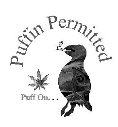 PUFFIN PERMITTED PUFF ON... logo