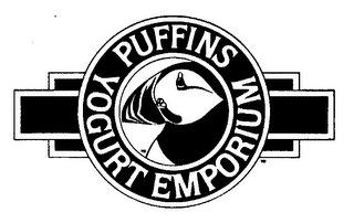 PUFFINS YOGURT EMPORIUM logo