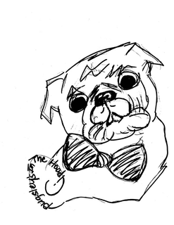 PUGSLEY'S IN THE HOOD! logo