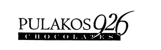 PULAKOS 926 CHOCOLATES logo