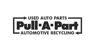 PULL-A-PART USED AUTO PARTS AUTOMOTIVE RECYCLING logo