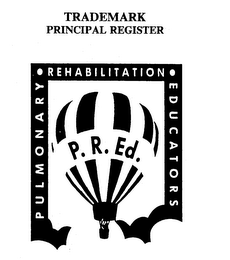 PULMONARY REHABILITATION EDUCATORS P. R. ED. logo