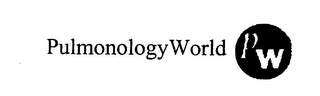PULMONOLOGYWORLD PW logo