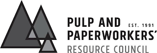 PULP AND PAPERWORKERS' RESOURCE COUNCIL EST. 1991 logo