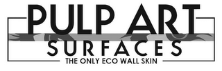 PULP ART SURFACES THE ONLY ECO WALL SKIN logo