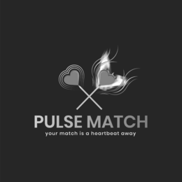 PULSE MATCH YOUR MATCH IS A HEARTBEAT AWAY logo