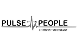 PULSE OF THE PEOPLE BY KOOWI TECHNOLOGY logo