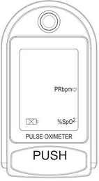 PULSE OXIMETER PUSH PRBPM %SPO² logo