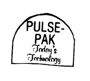 PULSE-PAK TODAY'S TECHNOLOGY logo