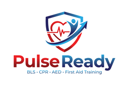 PULSEREADY BLS · CPR · AED · FIRST AID TRAINING logo