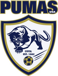 PUMAS USA CVYSL EST. 1982 logo
