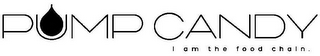 PUMP CANDY I AM THE FOOD CHAIN. logo