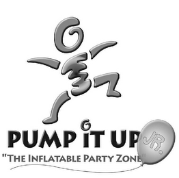 PUMP IT UP JR. "THE INFLATABLE PARTY ZONE" logo