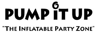 PUMP IT UP "THE INFLATABLE PARTY ZONE" logo