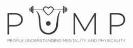 PUMP PEOPLE UNDERSTANDING MENTALITY AND PHYSICALITY logo