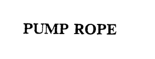 PUMP ROPE logo