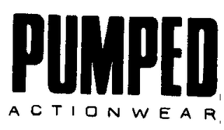 PUMPED ACTIONWEAR logo