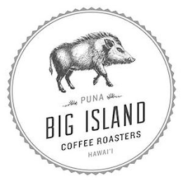 PUNA BIG ISLAND COFFEE ROASTERS HAWAI'I logo