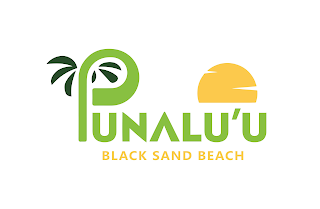 PUNALU'U BLACK SAND BEACH logo