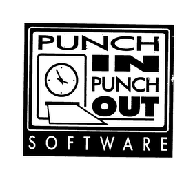 PUNCH IN PUNCH OUT SOFTWARE logo