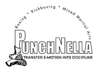 PUNCHNELLA TRANSFER E-MOTION INTO DISCIPLINE BOXING * KICKBOXING * MIXED MARTIAL ARTS logo