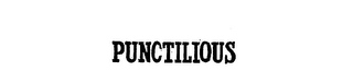 PUNCTILIOUS logo