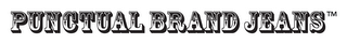 PUNCTUAL BRAND JEANS logo
