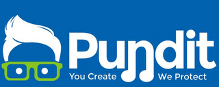 PUNDIT YOU CREATE, WE PROTECT logo