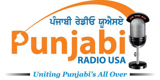 PUNJABI RADIO USA ON THE AIR UNITING PUNJABI'S ALL OVER logo