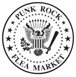 PUNK ROCK FLEA MARKET NEW JERSEY FOREVER EST. 2013 logo