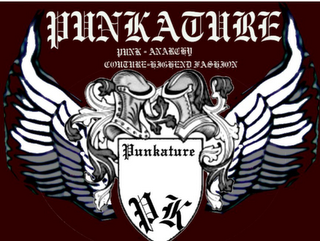 PUNKATURE PUNK = ANARCHY COUTURE=HIGHEND FASHION PUNKATURE PK logo